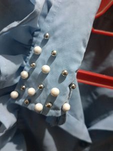 Blue Formal Party Casual Shirt