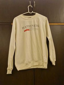 Soft Beige Relaxed Sweatshirt
