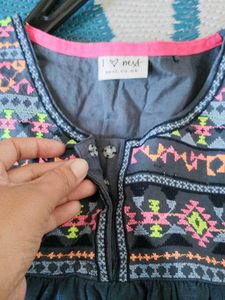 Mini Flare Dress For Girls..