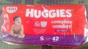 2 Packs Of Huggies Pants With 3 Diapers Free