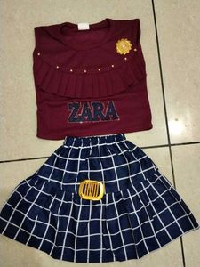 new Cute Zara Girls Outfit kids dress