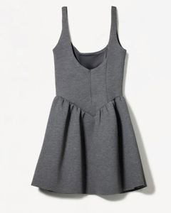 Grey skater Dress