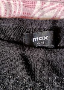 Self Design Pullover with Ribbed Hem