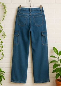Wide Leg Cargo Jeans