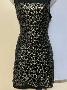 Pintrest Glitter Sparkly Midi Party Dress