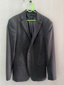 Gray Casual Blazer
