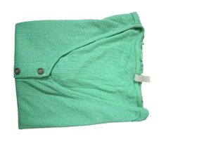 Green Button-Up Top