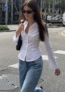 Both White Button-Down Shirt (shirt Bust 30 2nd32