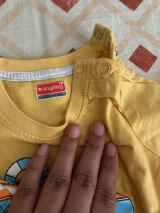 BabyHug Tees For 3-6 Months Boy