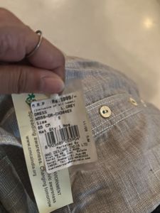 Button-Front Linen Dress
