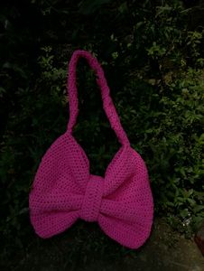 Crochet Bow Bag 🩷🎀
