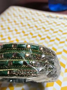 Green & Gold Bangles