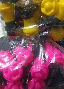 Night Light LED Pack Of 4 Colour Red Yellow Pink B