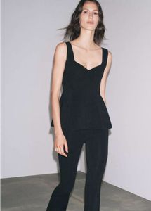 Zara peplum stretch top