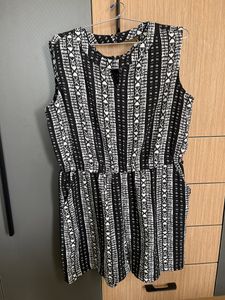 Short Black And White Jumpsuit