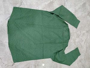 Green Printed Shirt