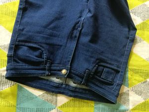 High Rise Blue Jeans