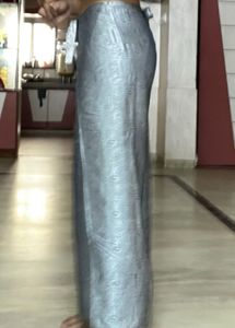 Silver Thai-Style Dhoti Pants - Unique &amp; Trendy