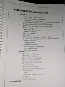 BNYS All Syllabus And Notes