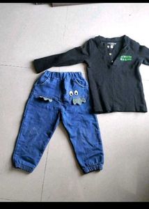 hopscotch pants + pantaloons t ( upto 2 yrs)