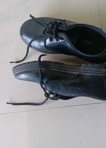 Campus Running Shoes with black school shoe