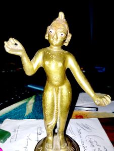 Radha Brass Idol Big Size