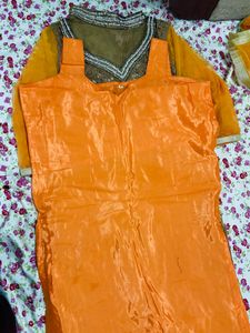 long kurti with churidar