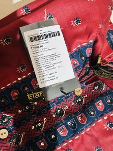 Red Printed Kurta Set