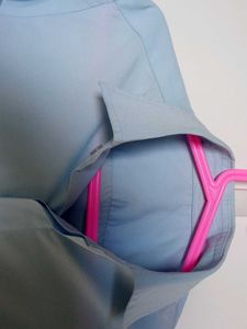 Light Blue 3/4 Sleeve Blouse