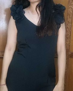 Imported Black Mini Dress