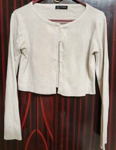 Cute White Cardigan