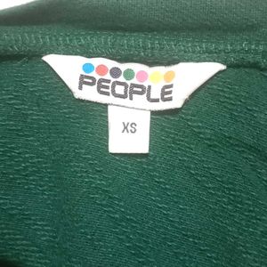 Green Tie-Front Top