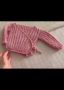 Adorable Baby Knit Wrap Sweater cardigan