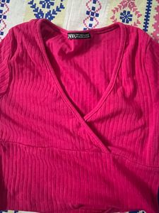 Pink Zara Crop Top