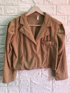 Corduroy Cropped Jacket