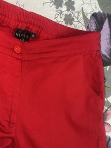 Red stylish Pants