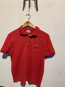 Red Lacoste Polo Shirt