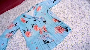 Floral  Top  Zara Basic