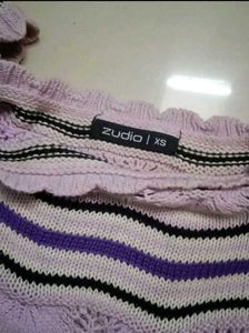 Zudio Striped Knit Sweater
