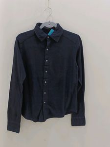Apple Shirt Navy Blue