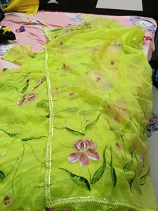 light green anarkali suit set