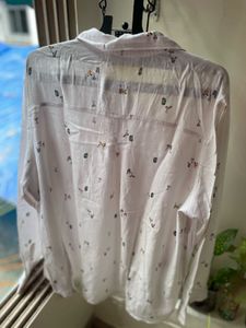 Cute plus Size Shirt With Cocktail Print