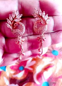 Peacock Drop Earrings