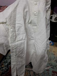 White Kurta for Boys
