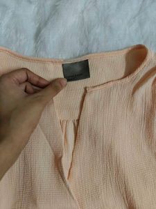 Peach High Low Top
