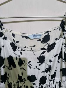 Beautiful Comfy Floral Print Mini Dress