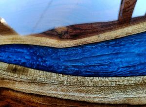 Wood &amp; Resin Serving Tray