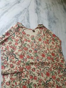 Floral Print Kurta