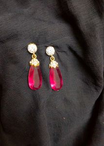 Pink Dangle Earrings