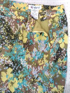 Floral Ruffle Midi Skirt